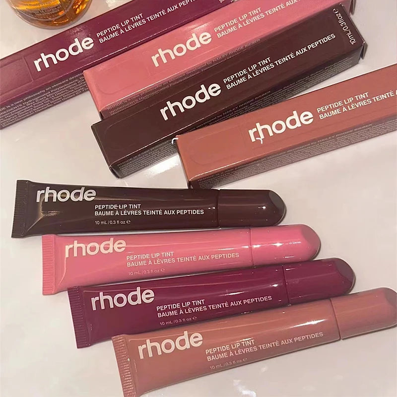 Moisturizing Tinted Lipstick Gloss Lip Gel For Lip Care, Glass Dudu Colored Lip Balm Ribbon/toast 4 Colors Lipstick Mouth Care
