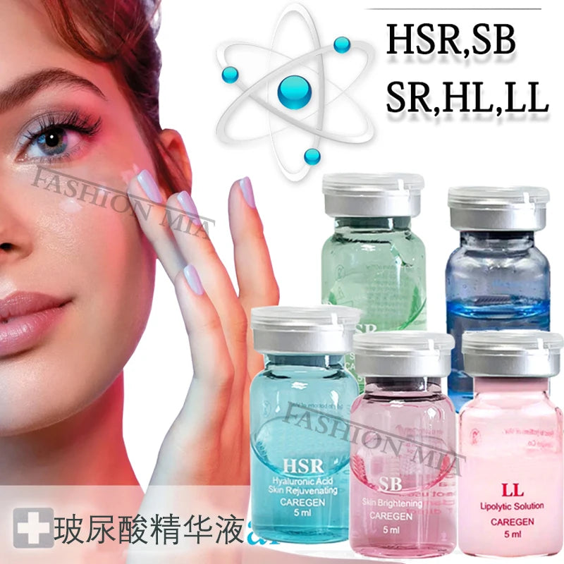 Korea 5ml Hyaluronic Acid Ampoule Essence Repair Face Fine Lines Rejuvenating Brightening Moisturise Spa Skin Care Beauty